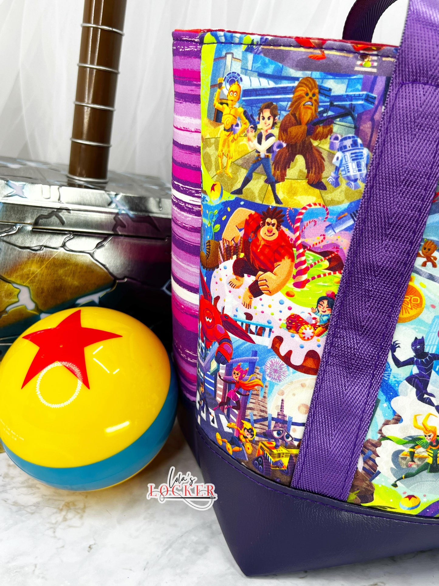 Superheroes Purple Stripe - Custom Order