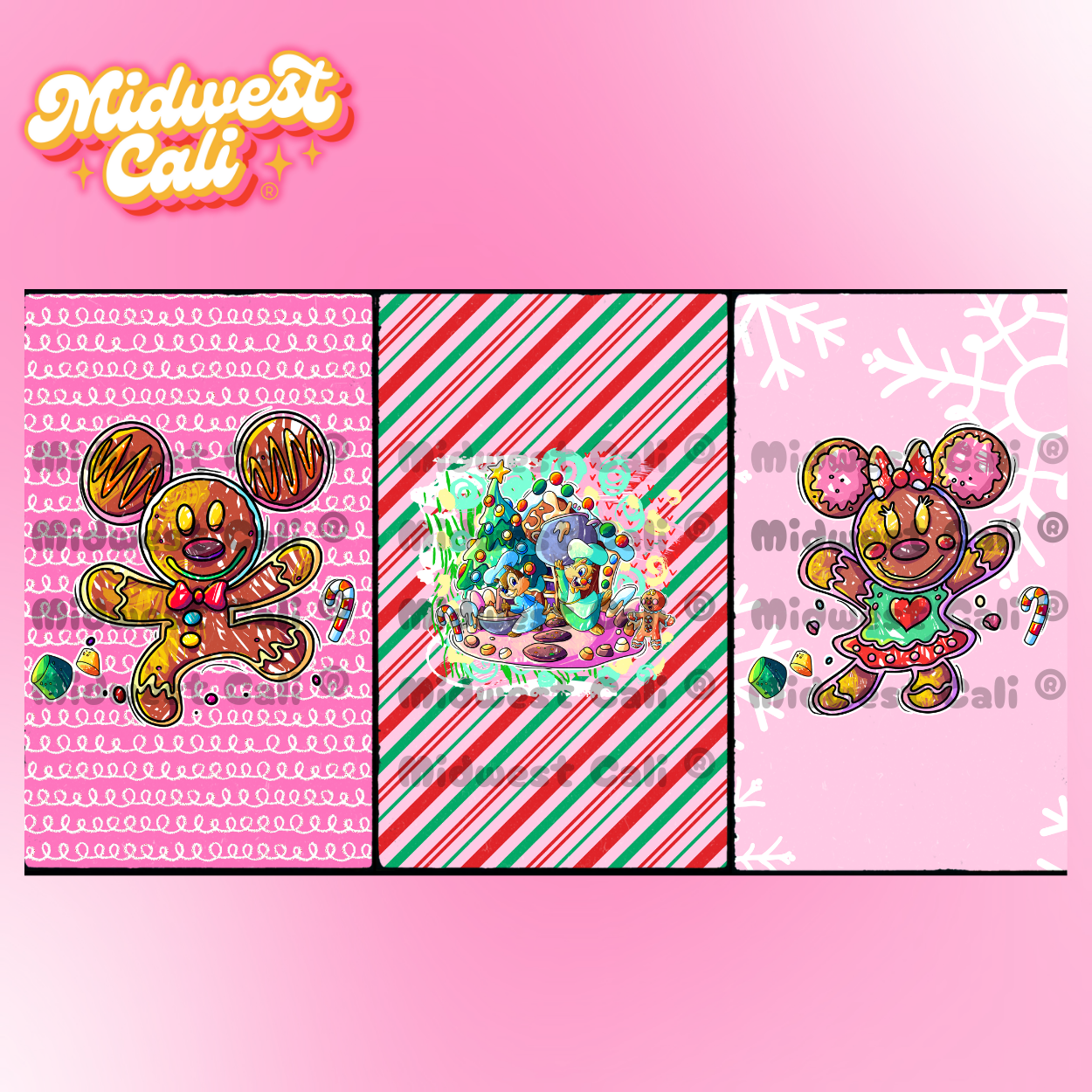 Gingerbread Panel Pack - Custom Order