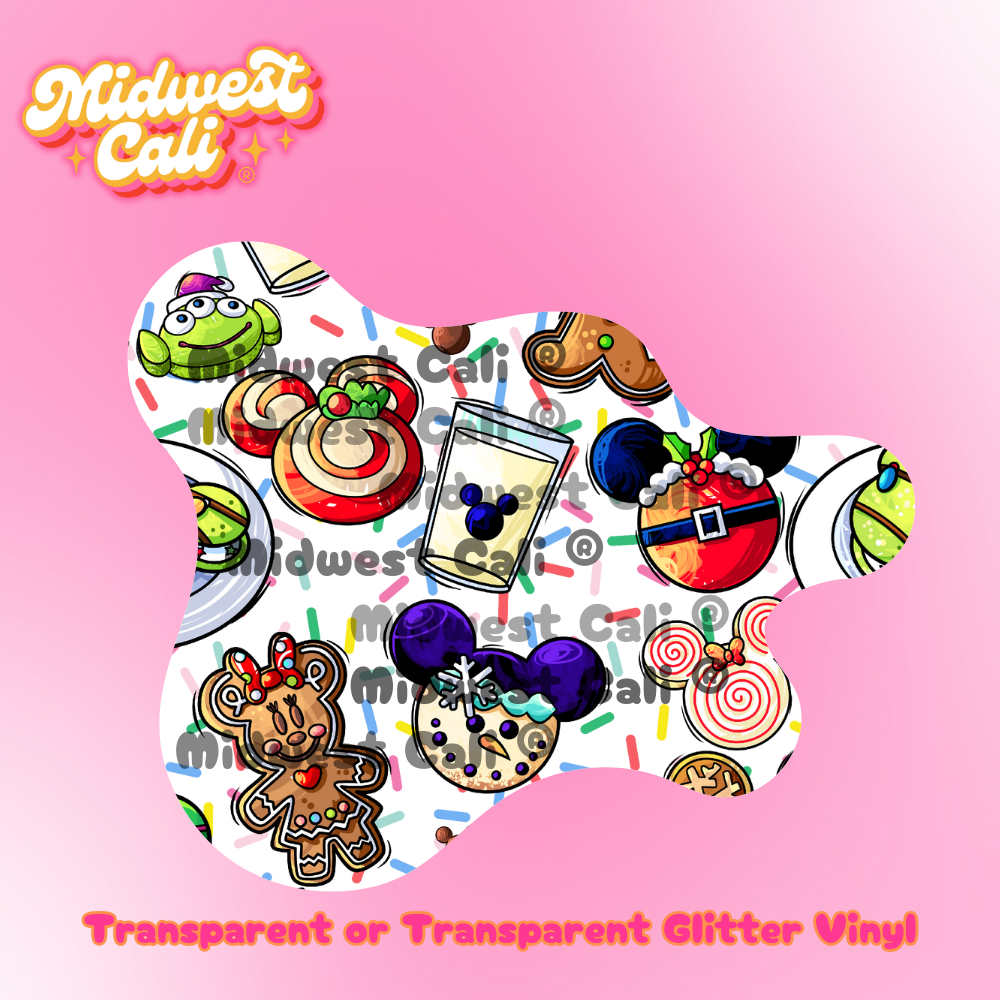 Santa's Cookies PINK SMALL SCALE - Custom Order