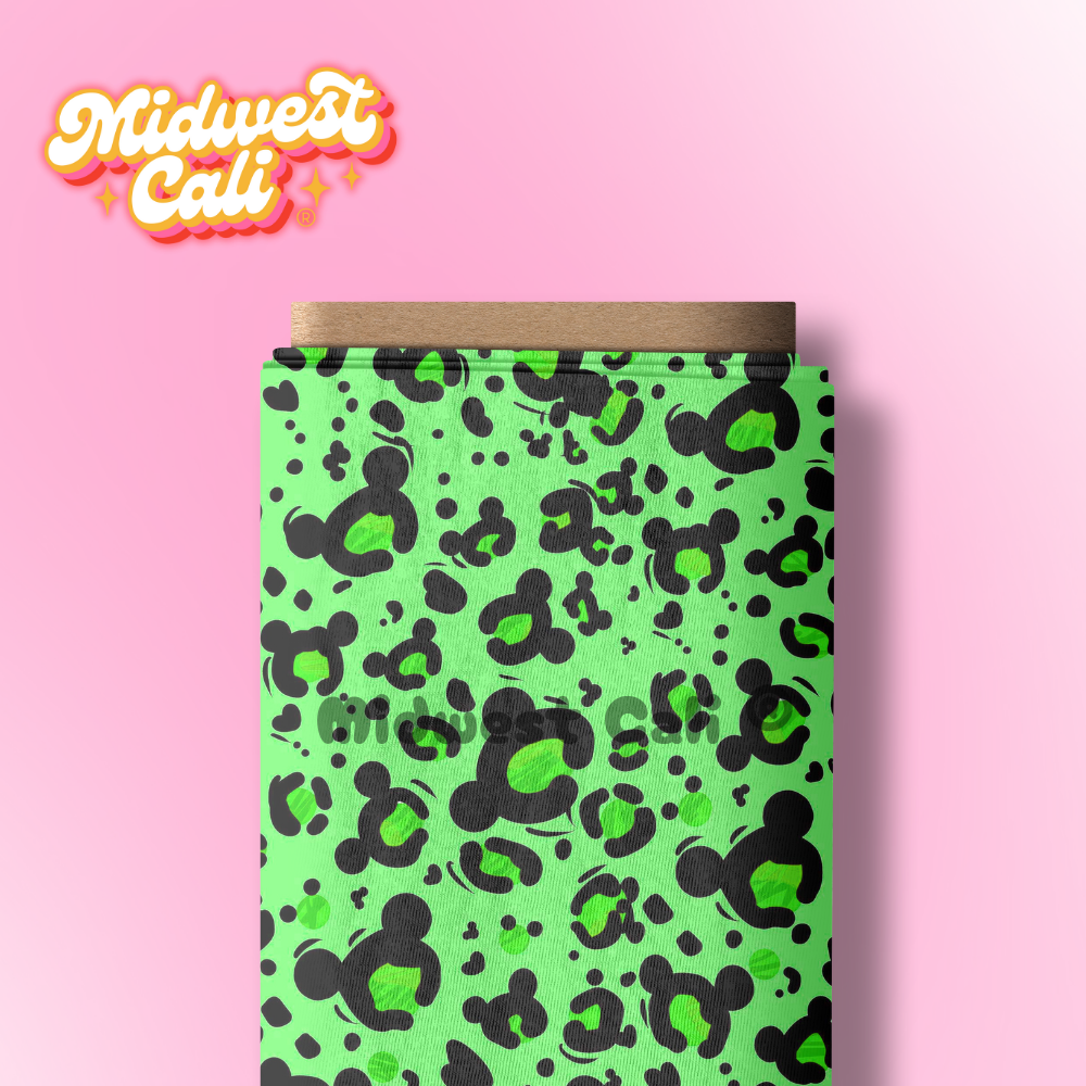Mousey GREEN Leopard - Custom Order