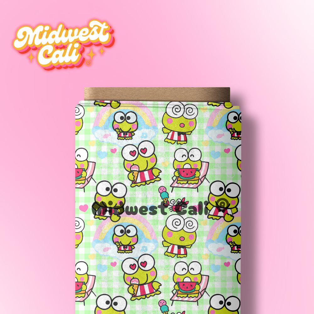 Frog Green Plaid SMALL SCALE - Custom Order