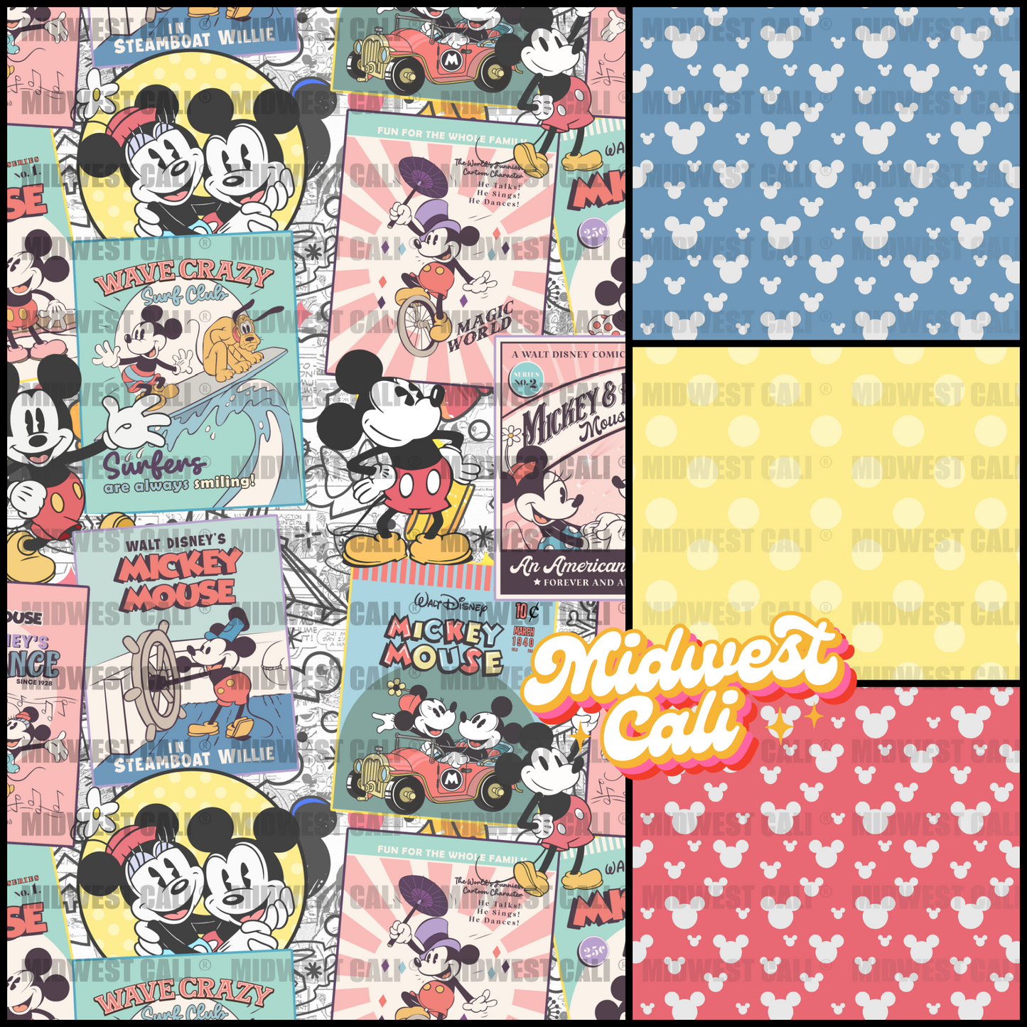 Mousey Posters SMALL SCALE - Custom Order