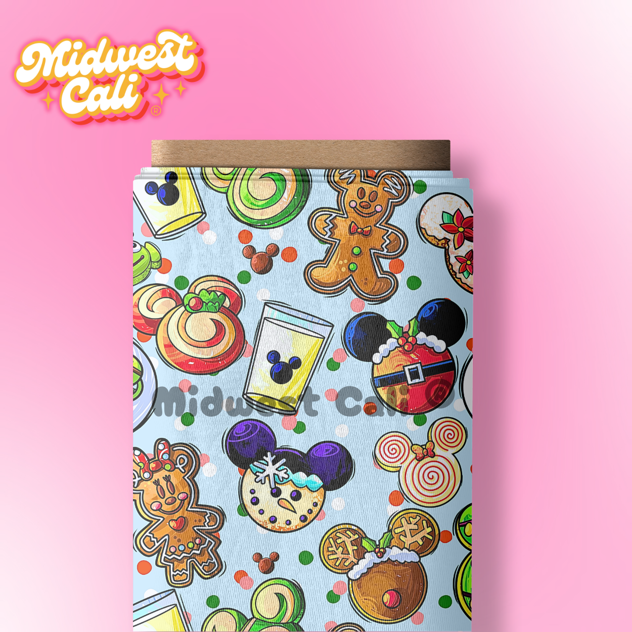 Santa's Cookies BLUE LARGE SCALE - Custom Order