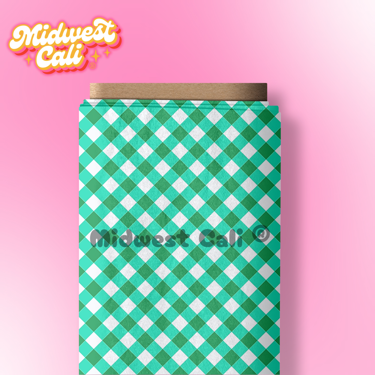 SANTA'S COOKIES GREEN PLAID - Custom Order