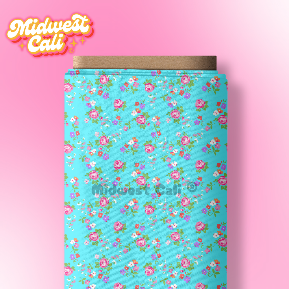 Fairytales Aqua Floral Coordinate - Custom Order