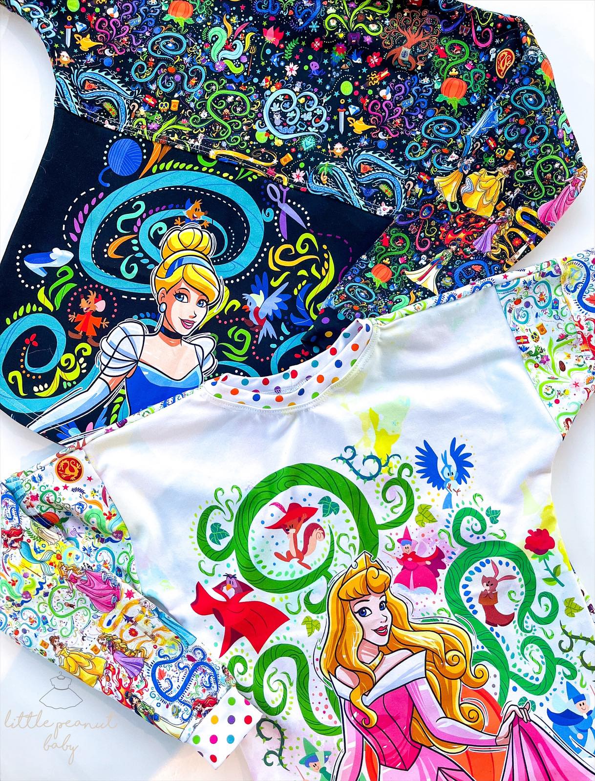 PRINCESS PAINTINGS CHARACTERS BLACK LARGE SCALE - Custom Order