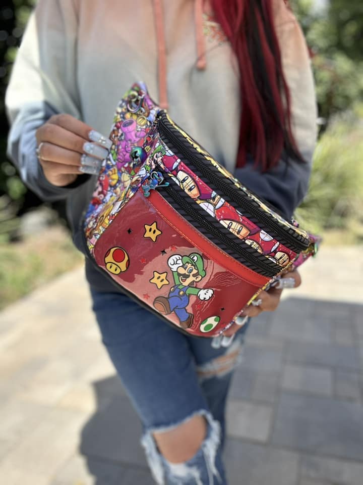 Mario Montage Mushrooms- Custom Order