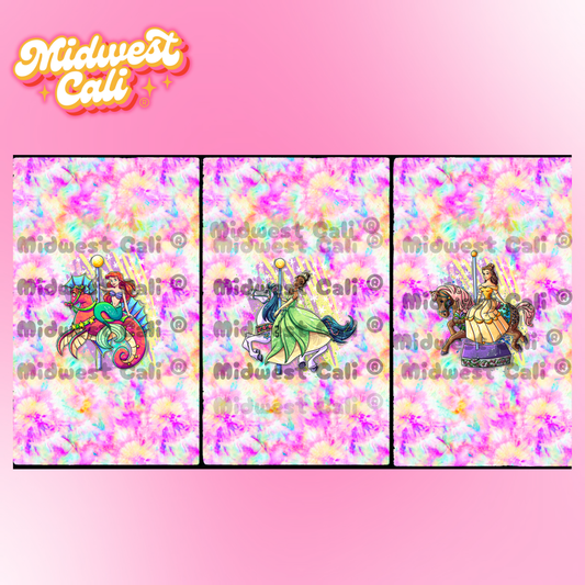 ROYAL CAROUSEL ARIEL BELLE TIANA Panel Pack - Custom Order