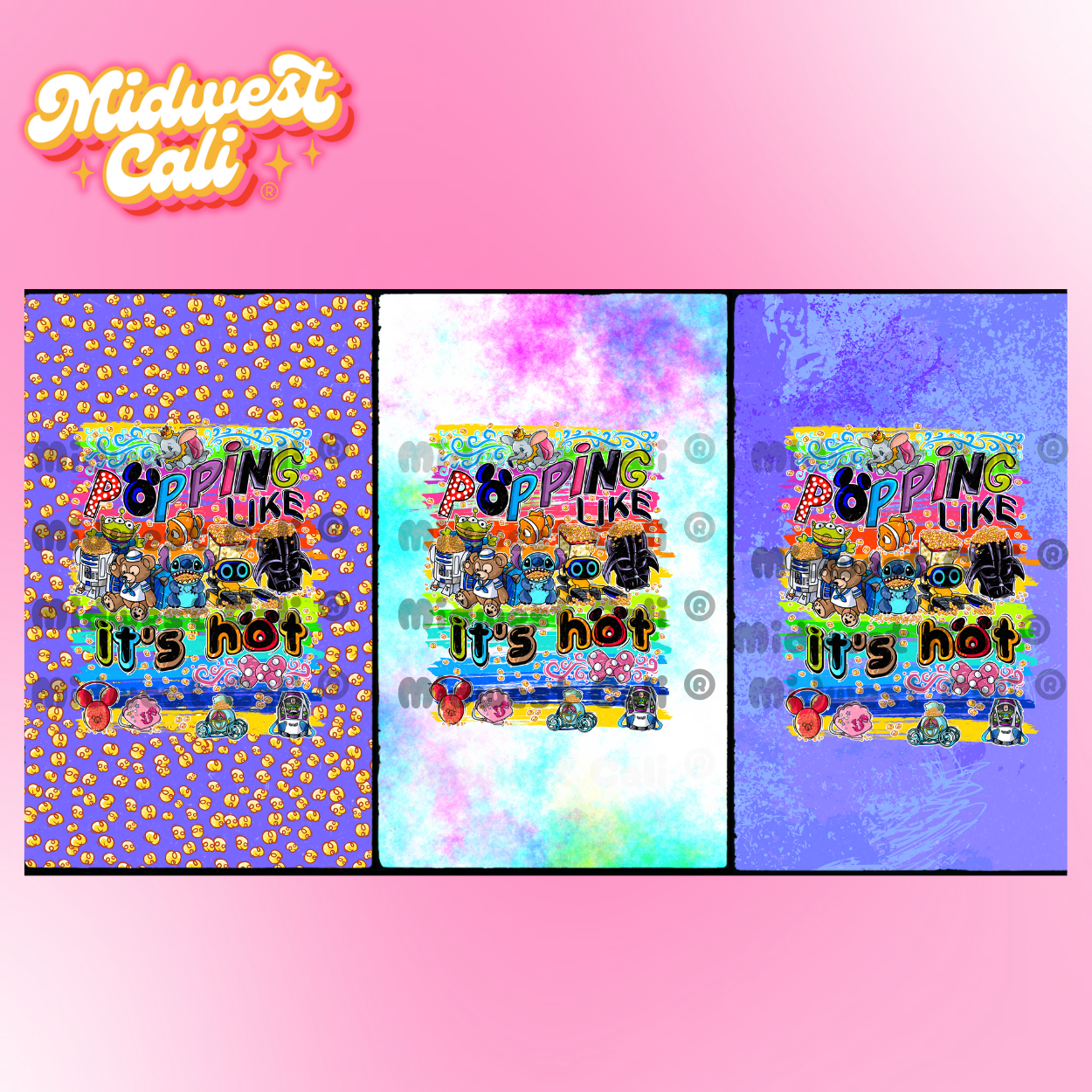 Popping Like It's Hot Purple Panel Pack - Custom Order