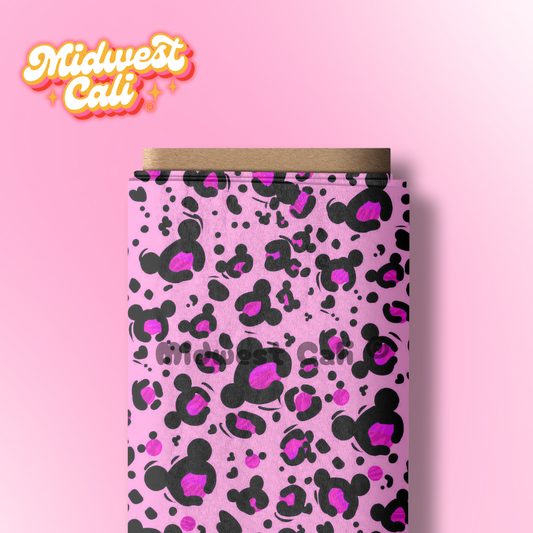 Mousey PINK Leopard - Custom Order