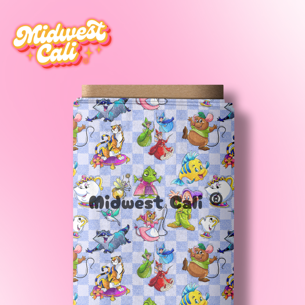 Princess  Sidekicks Blue Damier - Custom Order