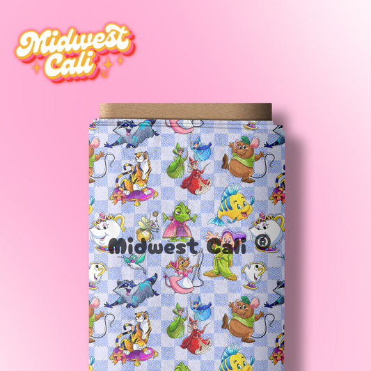 Princess  Sidekicks Blue Damier - Custom Order