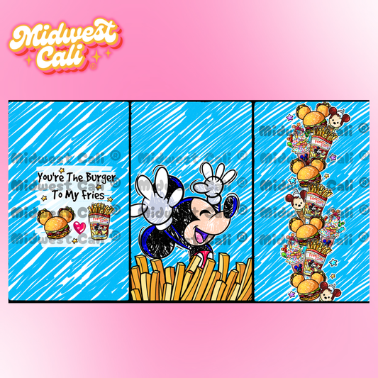 Burgers & Fries BLUE Panel Pack - Custom Order