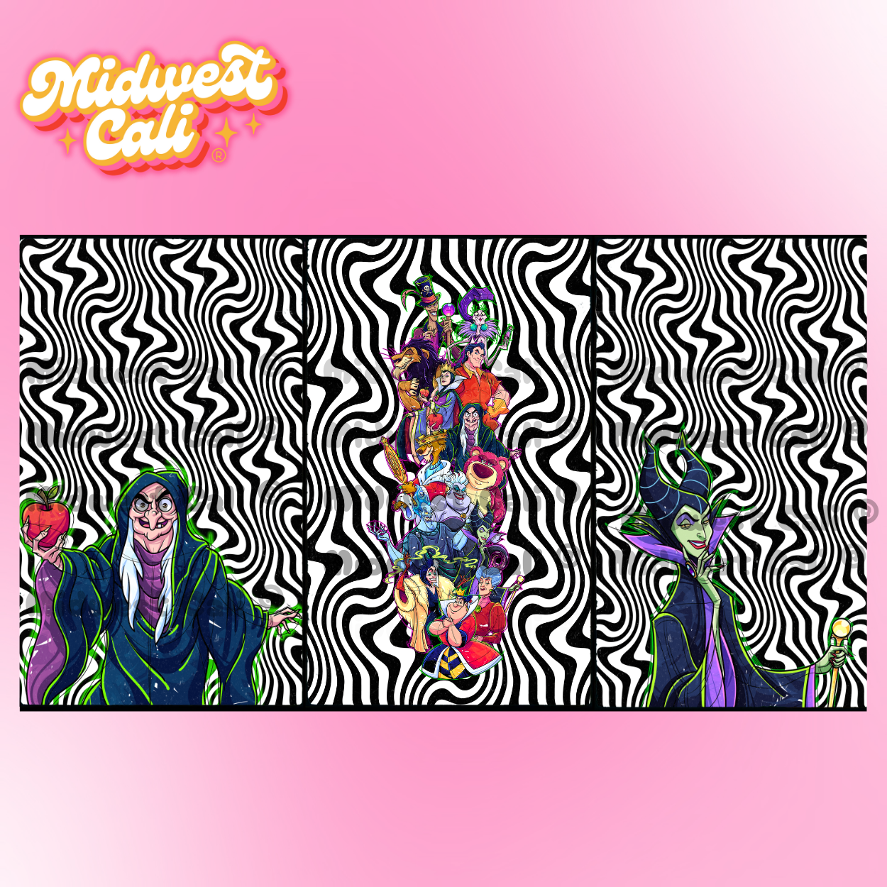 Villains Montage Mal and Old Hag Panel Pack - Custom Order