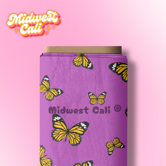 BLOSSOM COUTURE PURPLE BUTTERFLIES - Custom Order