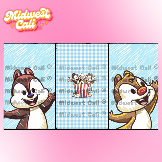 Chipmunk Friends BLUE Panel Pack - Custom Order