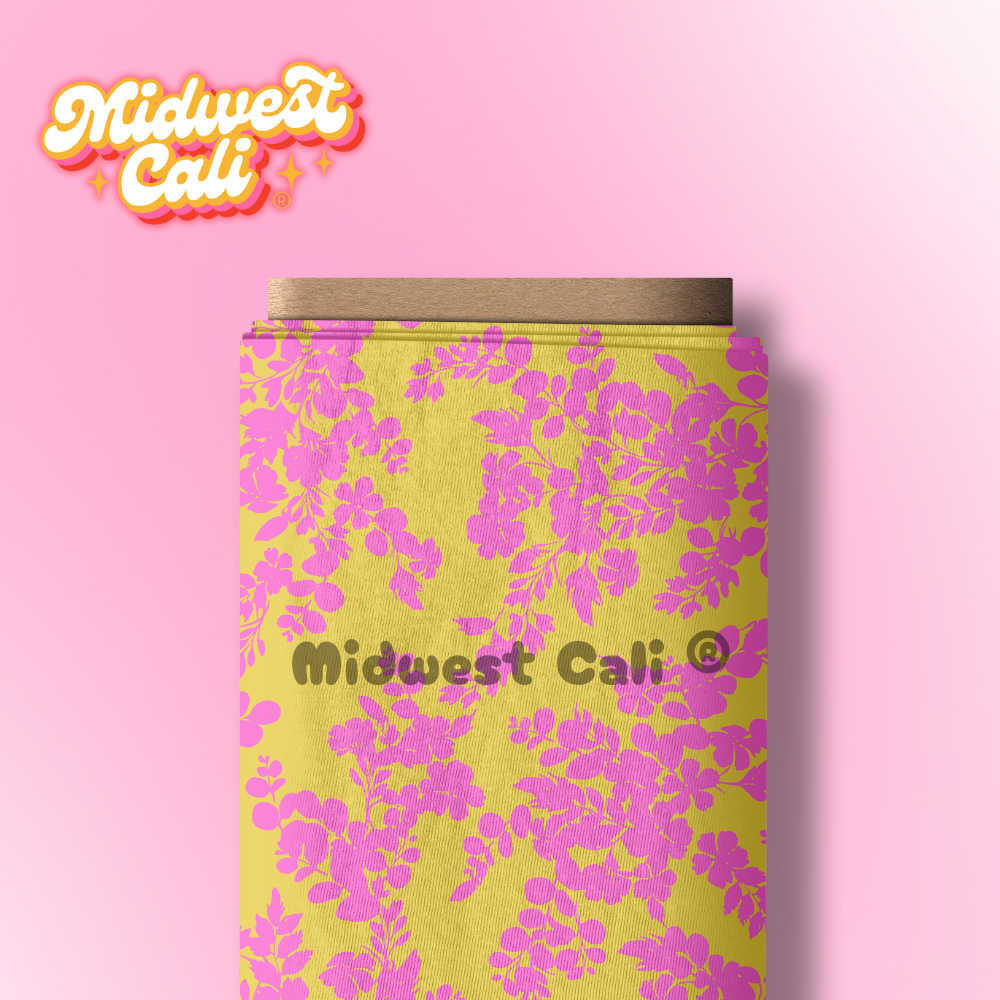BLOSSOM COUTURE PINK & YELLOW FLORAL - Custom Order