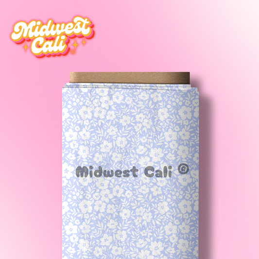 Classics Posters Blue FLORAL - Custom Order