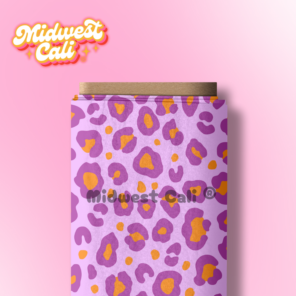NEON FRIENDLY FACES LEOPARD- Custom Order