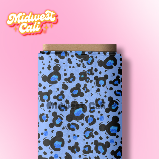Mousey BLUE Leopard - Custom Order