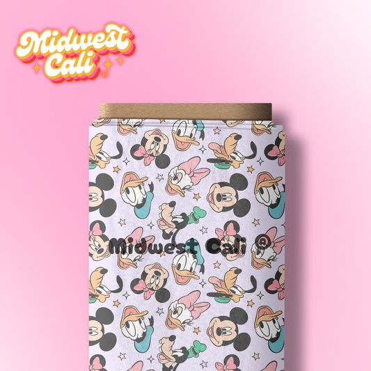 Pastel Purple Fab 5 Faces SMALL SCALE - Custom Order