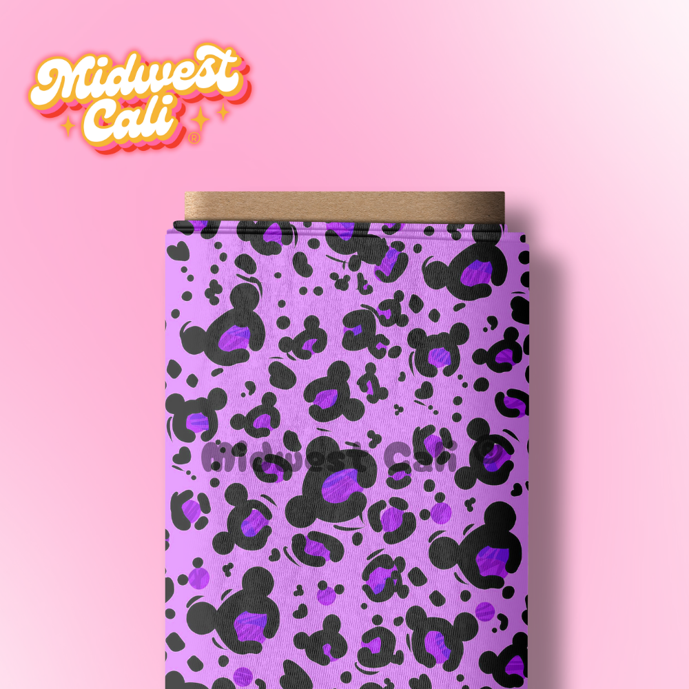 Mousey PURPLE Leopard - Custom Order