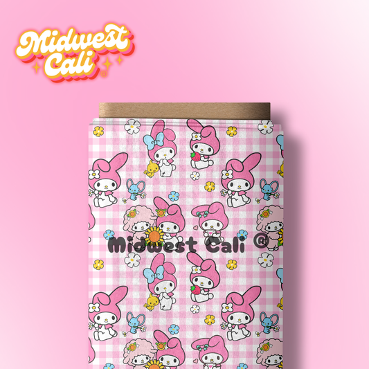 Melody Pink Plaid SMALL SCALE - Custom Order