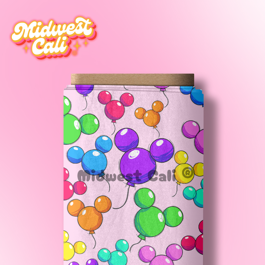 MOUSEY BALLOONS PINK - Custom Order