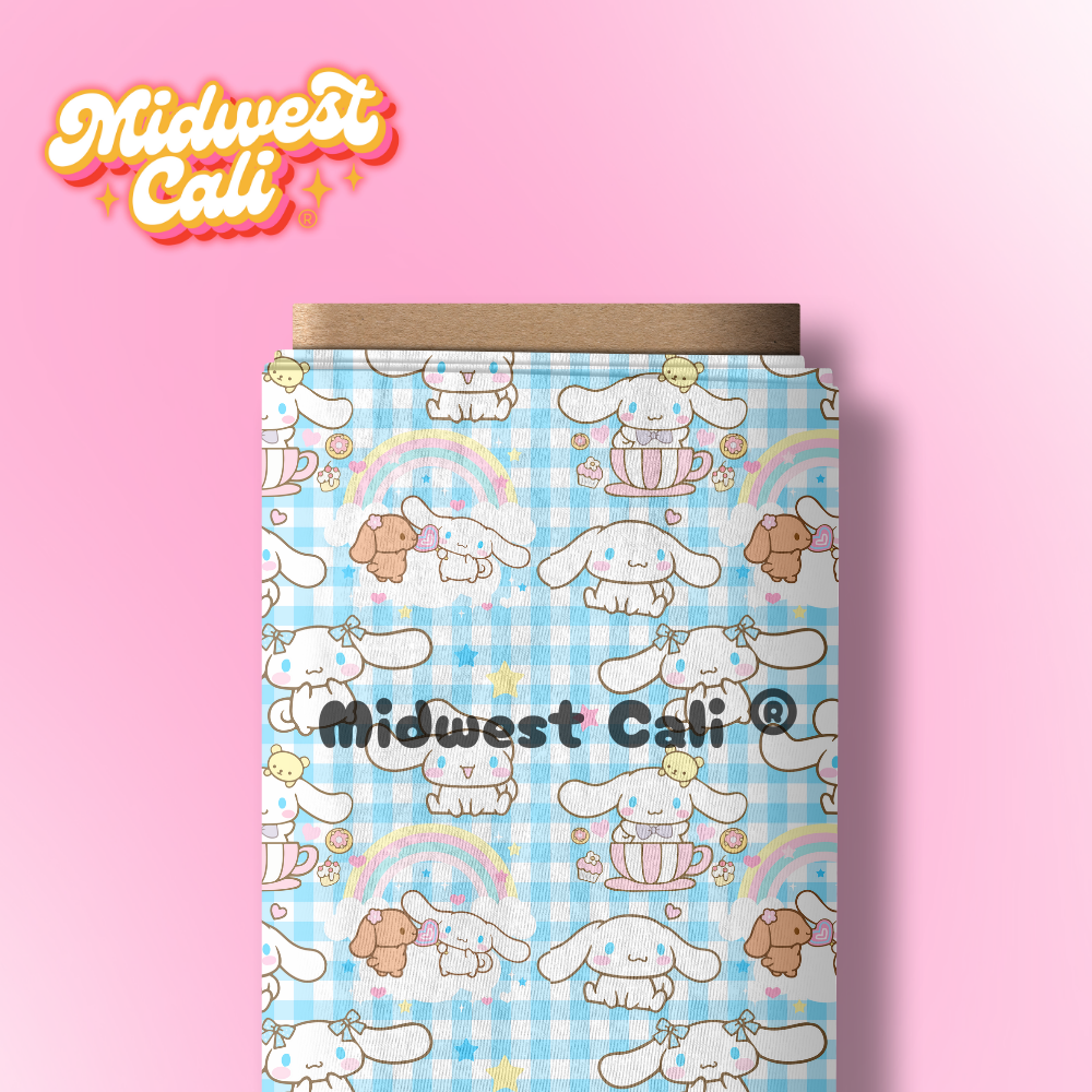 Cinnamon Blue Plaid TINY SCALE - Custom Order