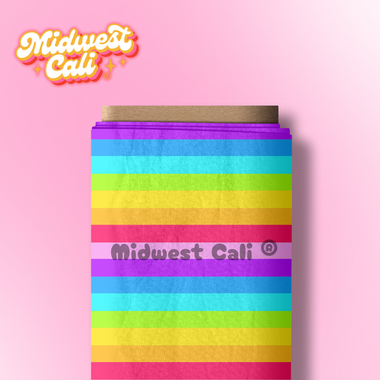 NEON FRIENDLY FACES STRIPE - Custom Order