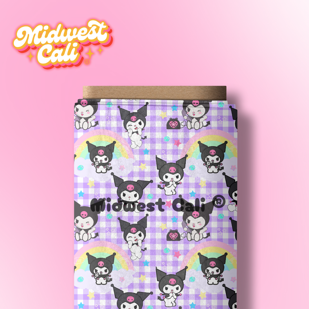 Romi Purple Plaid TINY SCALE - Custom Order