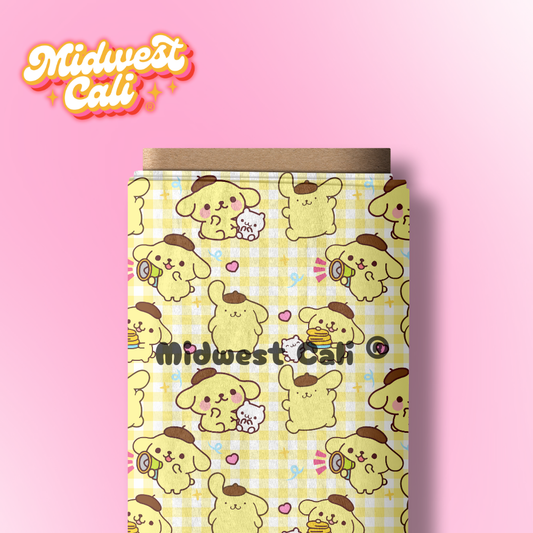 Pom Pom Yellow Plaid SMALL SCALE - Custom Order