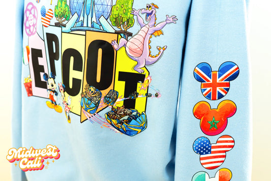 World Park - Midwest Cali Original Premium Fleece Sweatshirt MADE TO ORDER