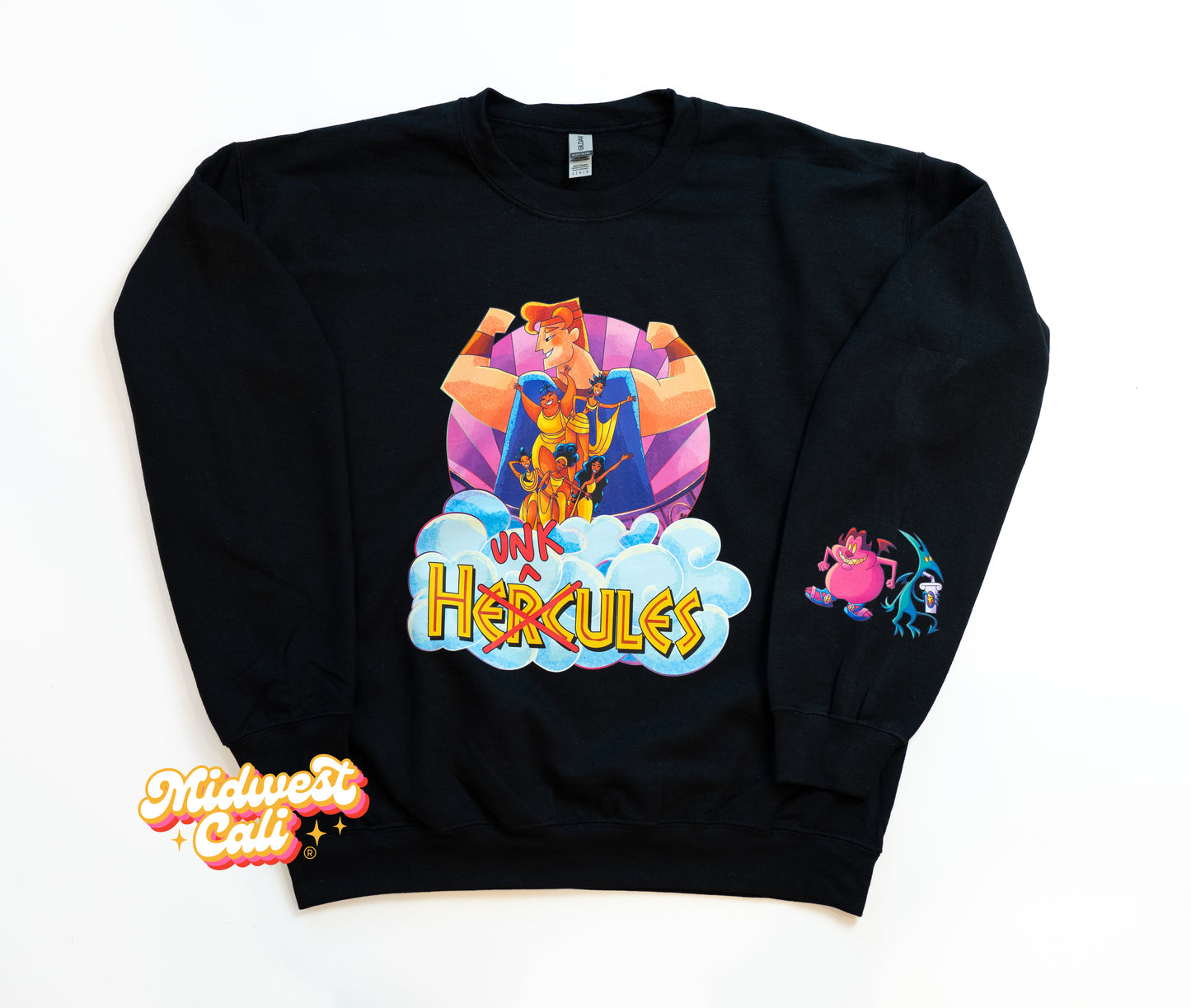 Hunkules Black - Midwest Cali Original Premium Fleece Sweatshirt MADE TO ORDER
