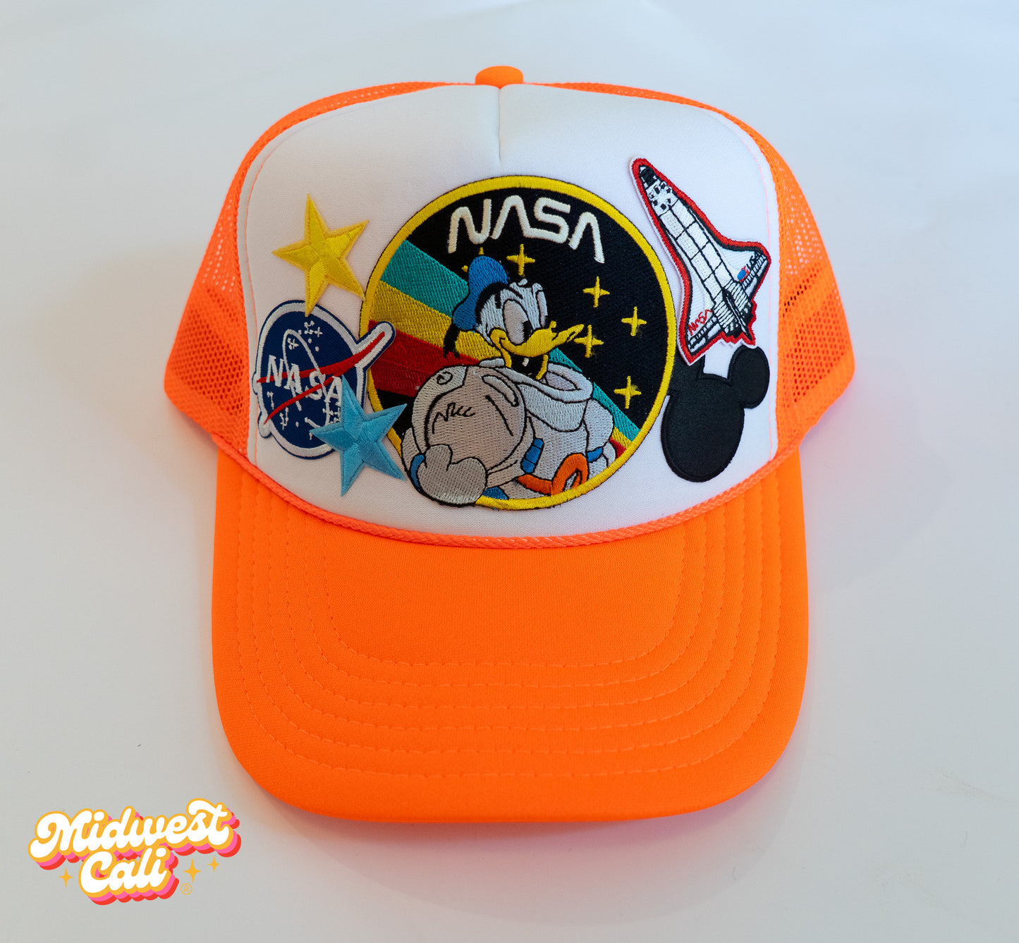 Astronaut Donald Midwest Cali Trucker Hat