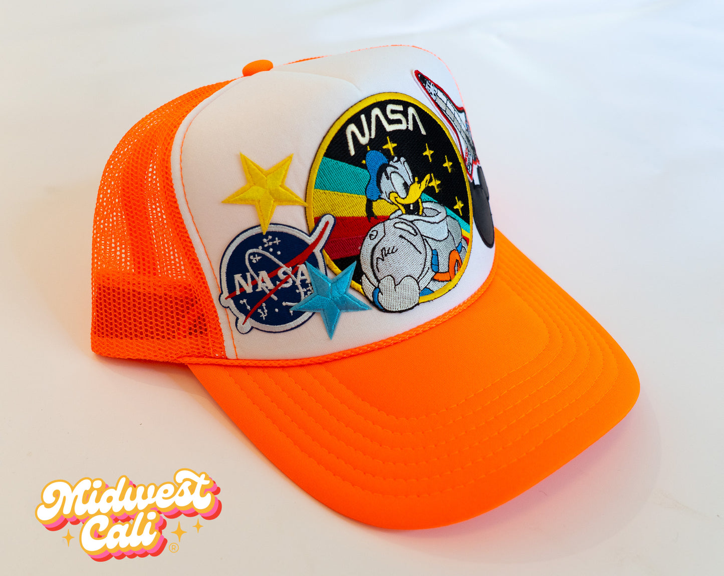 Astronaut Donald Midwest Cali Trucker Hat