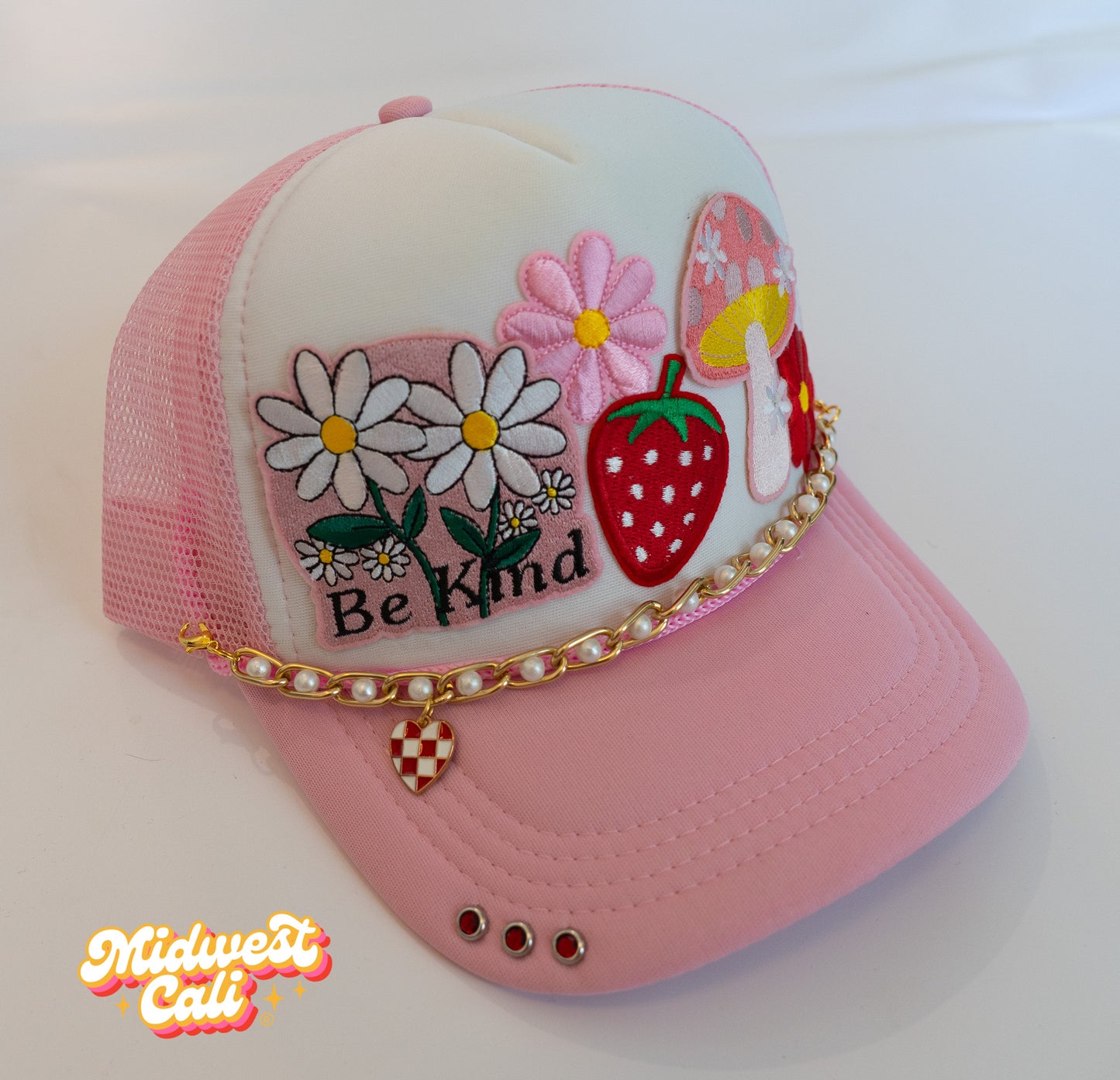 Be Kind Pink Midwest Cali Trucker Hat