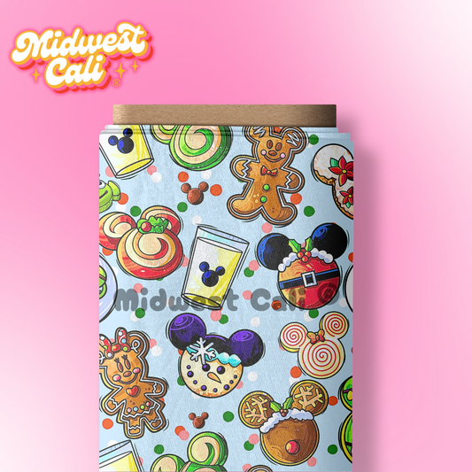 Santa's Cookies BLUE LARGE SCALE - Custom Order