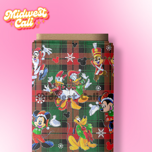 Holiday Plaid LARGE SCALE - Custom Order