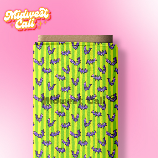 SPOOKY FRIENDS BAT STRIPES - Custom Order