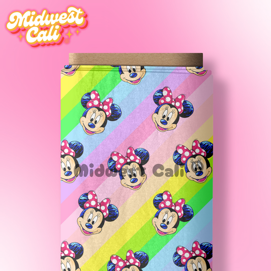 Mousey Park Stickers Rainbow Stripe - Custom Order