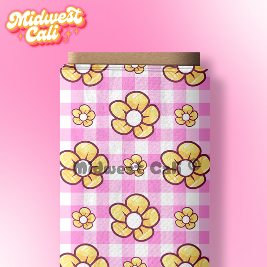 Chipmunk Friends PINK PLAID - Custom Order