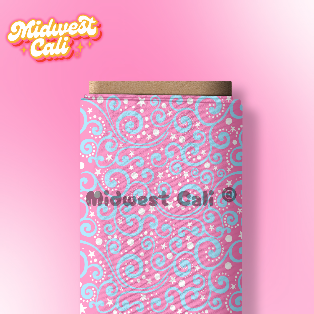 Bibbidy Bobbidy Pink Blue Swirl - Custom Order