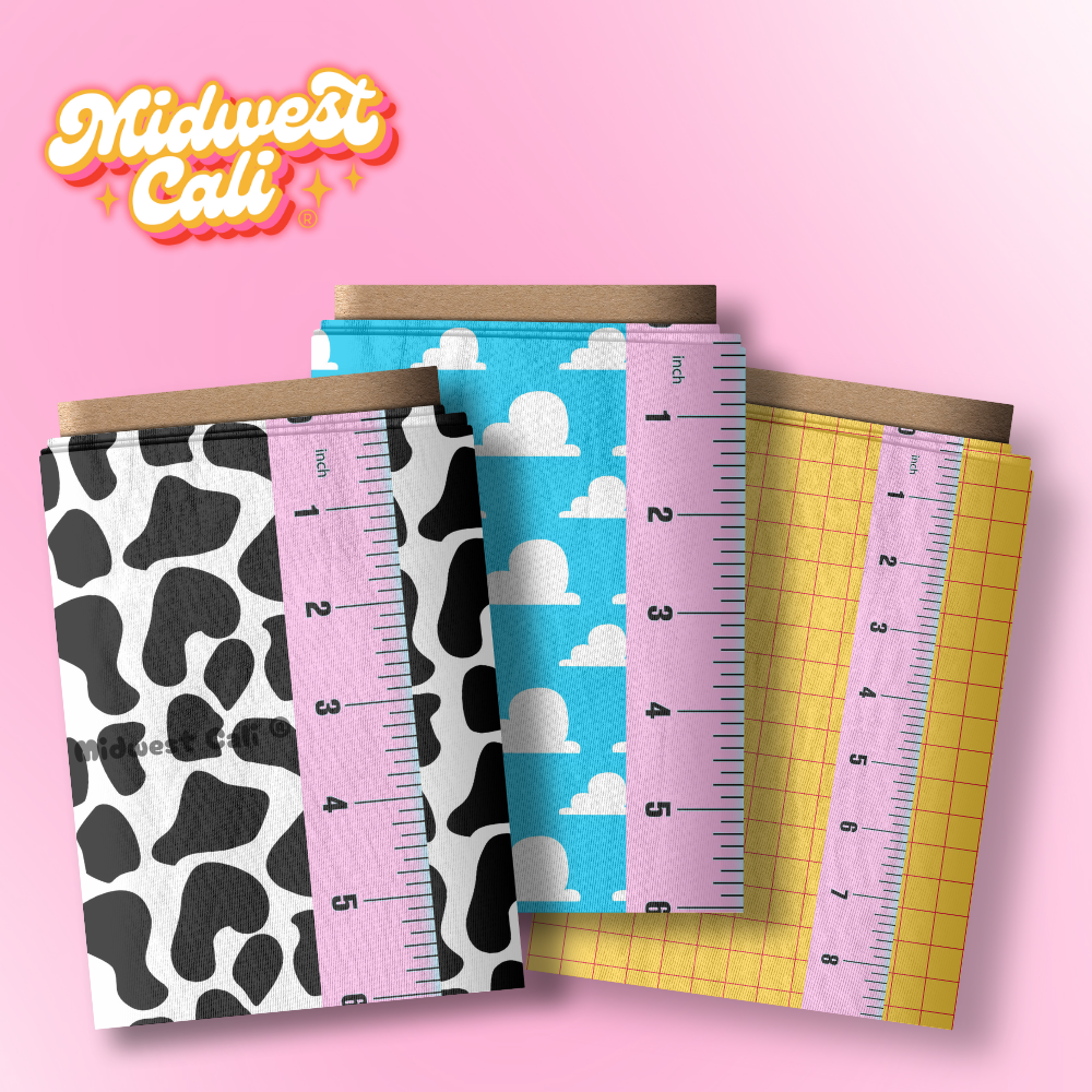 Sketchy Toys Cow Print Coordinate - Custom Order