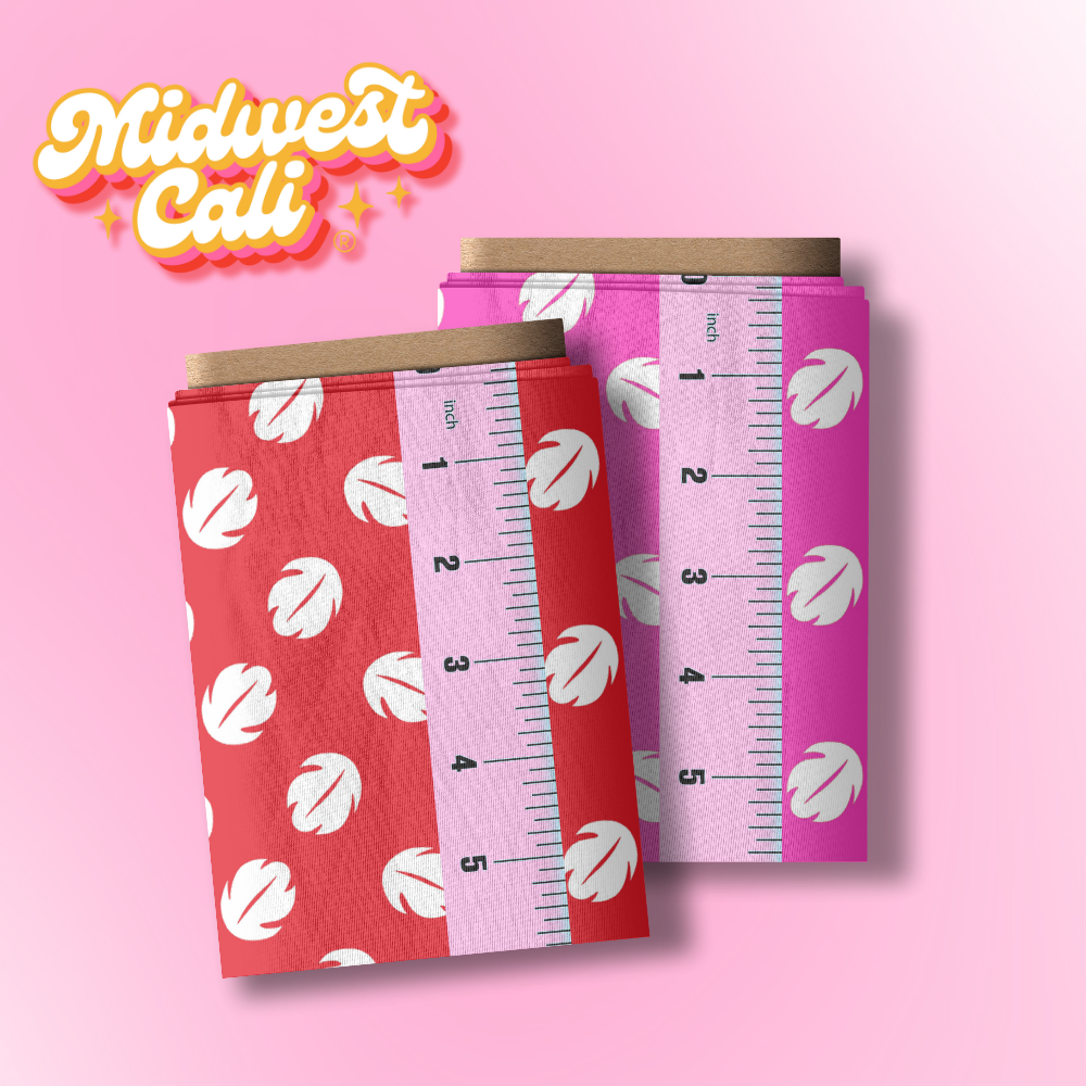 Ohana Red Leaves Coordinate - Custom Order