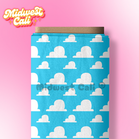 Sketchy Toys Clouds Coordinate - Custom Order