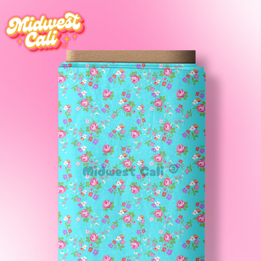 Fairytales Aqua Floral Coordinate - Custom Order